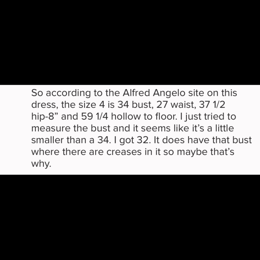 Alfred Angelo Bridesmaid Dress style 7017 - Picture 3 of 3